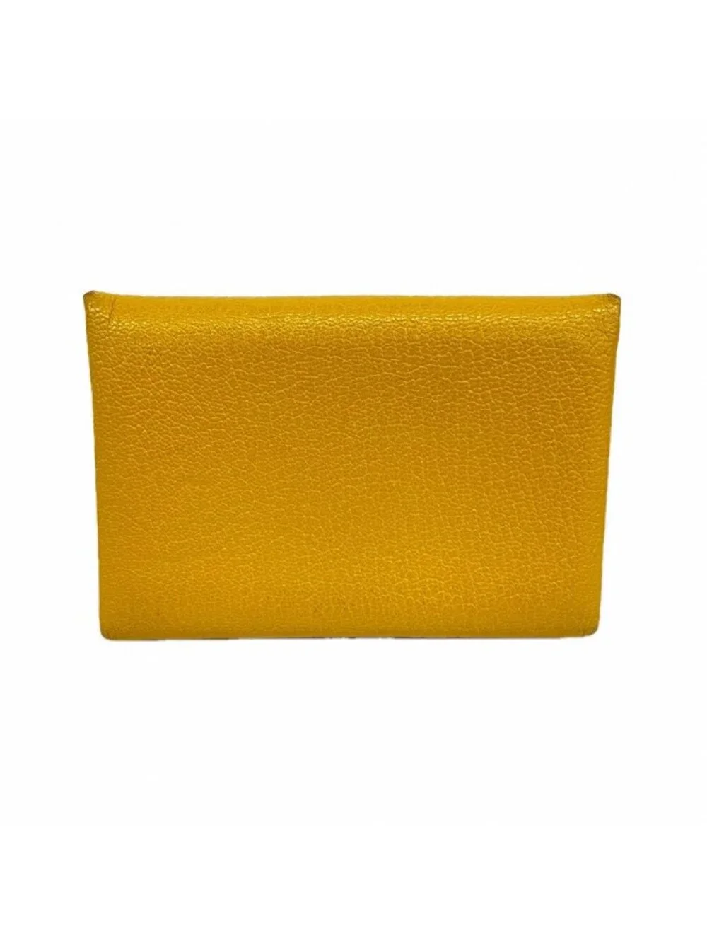 Hermes Coin Case Calvi Chevre Misor Joan Ambre Silver
